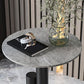 Modern Style Rock Slab Top with Black/gold Metal Work Base Side Table Clearhalo 'Coffee & Accent Tables' 'End & Side Tables' 'end_side_table' 'Furniture' 'furniture_end_side_table' 'Living Room Furniture' 1200x1200_b3137ef8-f2ef-41e7-adfb-5b475c678e53