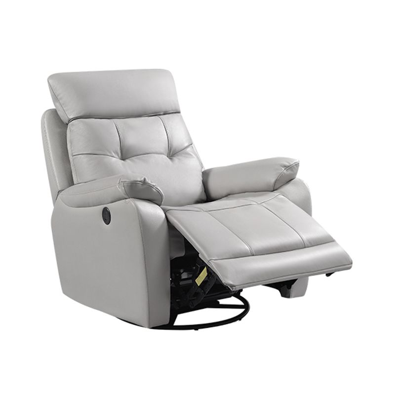 38" Wide Standard Recliner Genuine Leather Single Recliner Chair