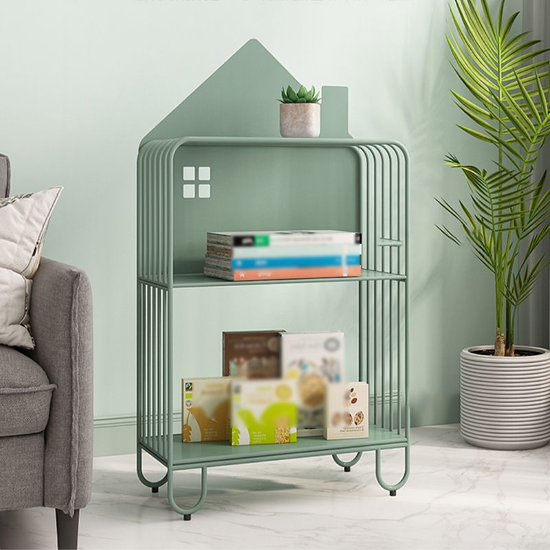 Modern Style Metal Bookshelf Etagere Open Shelf Bookcase for Home Clearhalo 'Bookcases' 'Furniture' 'furniture_bookcases' 'kitchen' 'kitchen_bookcases' 'Living Room Furniture' 'Office Furniture' 1200x1200_b3172d49-72c5-40a4-8f4f-4239767310cb