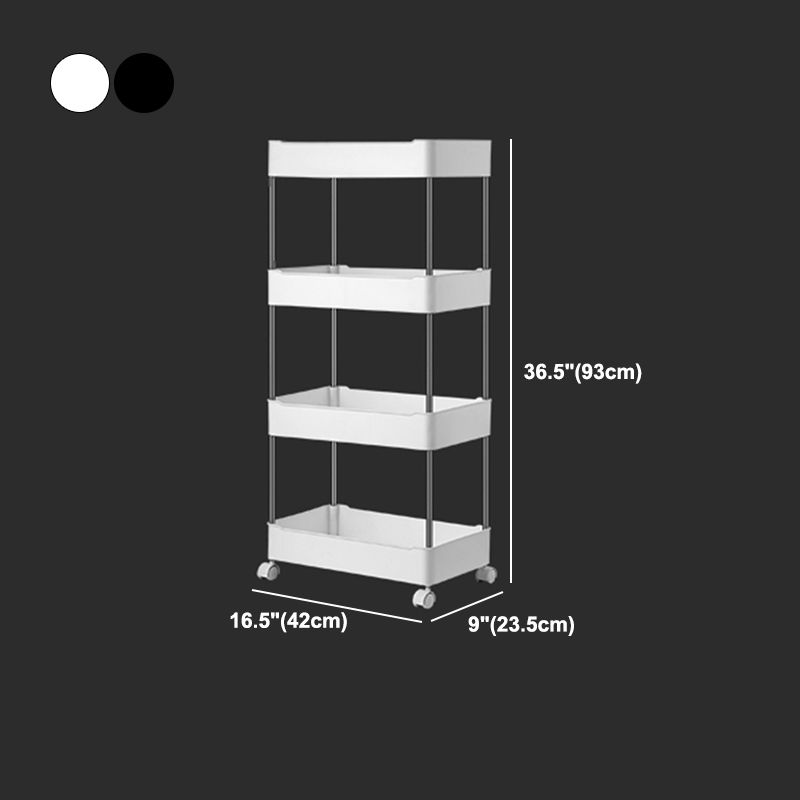 Contemporary Open Etagere Bookshelf with Steel Frame Plastic Bookshelf Clearhalo 'Bookcases' 'furn' 'furn_bookcases' 'Furniture' 'furniture_bookcases' 'kitchen' 'kitchen_bookcases' 'Living Room Furniture' 'Office Furniture' 1200x1200_b3184c1a-7198-4eeb-9651-9a32ee3c7e37