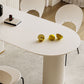 Double Pedestal Dining Table Stone Top Dining Table in White for Kitchen Clearhalo 'Dining Tables & Seating' 'Dining Tables' 'dining_table' 'furn' 'furn_dining_table' 'Furniture' 'Kitchen & Dining Furniture' 1200x1200_b3192264-cecb-4a3f-a973-623da8a204b7