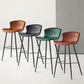 Metal Industrial Kitchen Dining Room Armless Stool Low Back Bar Stool Clearhalo 'Bar Furniture' 'Bar Stools' 'bar_stools' 'Furniture' 'furniture_bar_stools' 'Kitchen & Dining Furniture' 1200x1200_b319b27c-ba25-49ee-ad8e-64849f810bd0