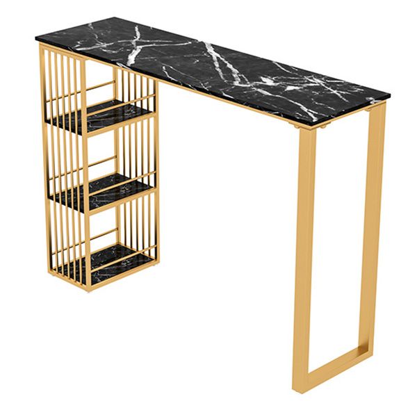 Nordic Glam Stone Bar Counter Table Metal Bar Counter Table for Home Clearhalo 'Bar Furniture' 'Bar Tables' 'bar_tables' 'furn' 'furn_bar_tables' 'Furniture' 'Kitchen & Dining Furniture' 1200x1200_b31ad54f-2446-4a83-a9ea-2d6f6ac63d66