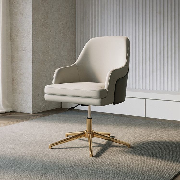 Chaise de bureau moderne Hauteur de siège réglable chaise pivotante sans bras