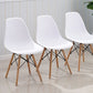Scandinavian Plastic Restaurant Side Chair Solid Back Matte Finish Dining Chair Clearhalo ' kitchen&dining_furn' 'Dining Chairs' 'Dining Tables & Seating' 'dining_chair' 'Furniture' 'furniture_dining_chair' 'Kitchen & Dining Furniture' 'kitchen' 1200x1200_b32236e2-9b73-40e2-bad9-75a0faf004c8