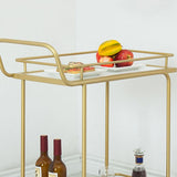 Contemporary 33.86"H Rolling Prep Table Rectangular Metal Prep Table for Home Use Clearhalo 'furn' 'furn_kitchen_islands_carts' 'Furniture' 'Kitchen & Dining Furniture' 'Kitchen Islands & Carts' 'kitchen_islands_carts' 1200x1200_b323246e-cf7e-49fd-b22d-3c4b6e0a2b4a