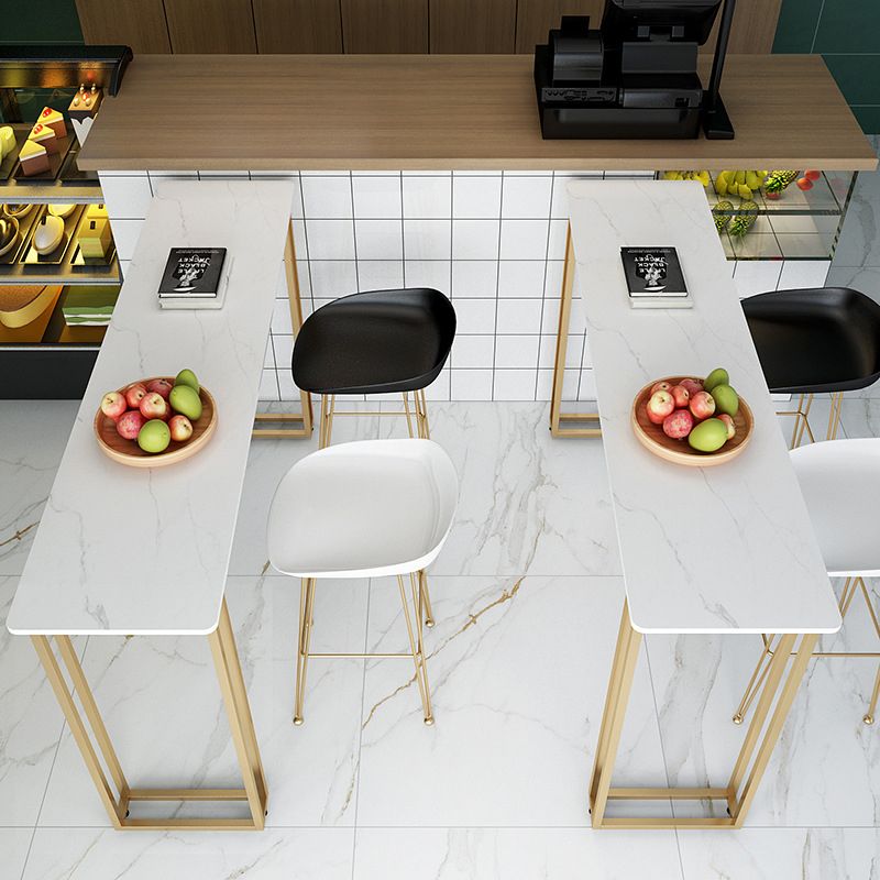 1/3 Pieces Pub Dining Set Glam Rectangular Table and Stool for Bar Clearhalo 'Bar Furniture' 'furn' 'furn_home_bar_bar_sets' 'Furniture' 'Home Bars & Bar Sets' 'home_bar_bar_sets' 'Kitchen & Dining Furniture' 1200x1200_b3234af2-af25-484e-8d23-999fbbb3c8ff