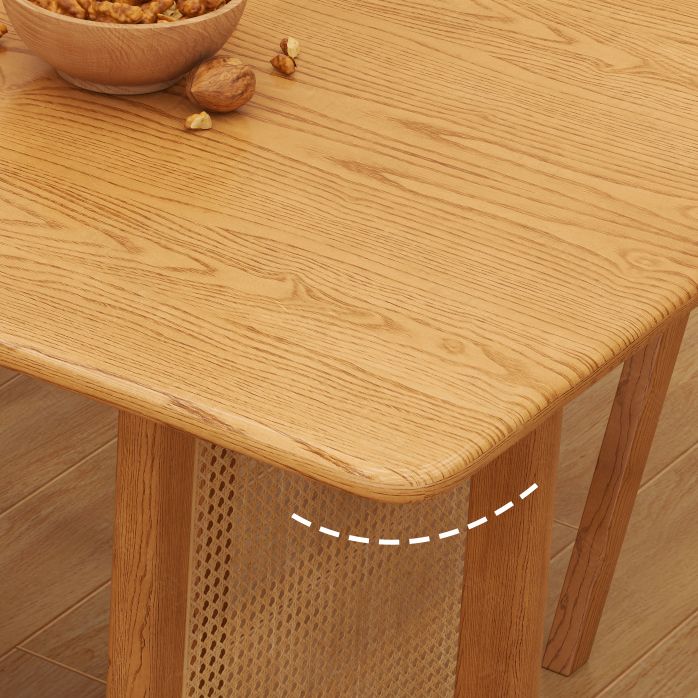 Modern Dining Set 1/2/4/5 Pcs Solid Wood Dining Table and Armless Chairs Clearhalo 'Dining Room Sets' 'Dining Tables & Seating' 'dining_room_set' 'furn' 'furn_dining_room_set' 'Furniture' 'Kitchen & Dining Furniture' 1200x1200_b32682db-7948-48a4-9bac-f4e63159a93a