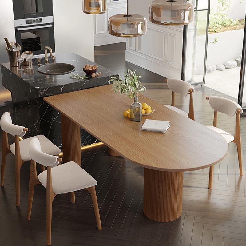 Free Form Solid Wood Dining Table for Restaurant Modern Wood Table with 3 Legs Clearhalo ' dining_table' 'Dining Tables & Seating' 'Dining Tables' 'furn' 'furn_dining_table' 'Furniture' 'furniture_dining_table' 'Kitchen & Dining Furniture' 'kitchen&dining_furn' 'kitchen' 'kitchen_dining_table' 1200x1200_b3291d3b-b5de-4c51-8de4-c7585c1d1686