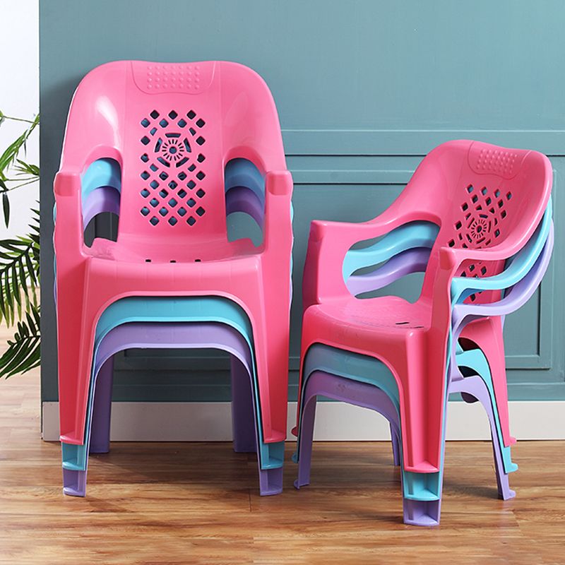 Modern Plastic Dining Arm Chairs Indoor Stackable Home Dining Armchair Clearhalo ' kitchen&dining_furn' 'Dining Chairs' 'Dining Tables & Seating' 'dining_chair' 'furn' 'furn_dining_chair' 'Furniture' 'furniture_dining_chair' 'Kitchen & Dining Furniture' 'kitchen' 1200x1200_b32b2147-4a18-4ebc-9f3e-04922b2c7804