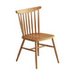 Contemporary Home Armless Chair Pine Wood Dining Side Chair in Natural