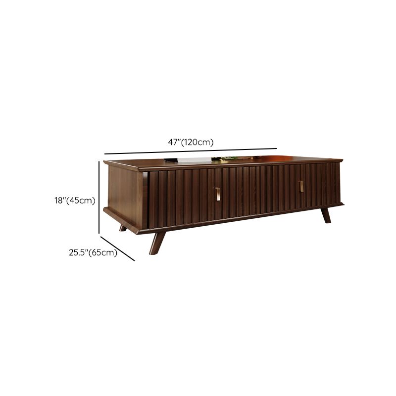 Solid Wood Mid-Century Modern Rectangle Brown Coffee Table with Storage Drawers Clearhalo 'Coffee & Accent Tables' 'Coffee Tables' 'coffee_tables' 'furn' 'furn_coffee_tables' 'Furniture' 'Living Room Furniture' 1200x1200_b32bc45a-4b1a-4242-abf9-cb22fe0516d0