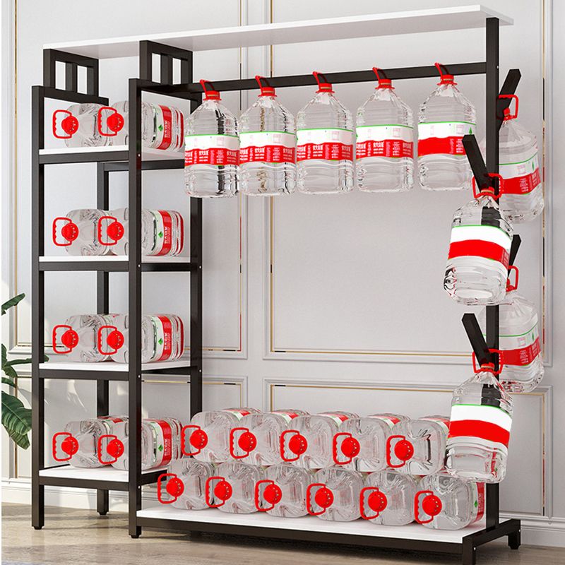 Modern Hall Stand with Hooks Storage Shelves Wood Coat Rack with Shoe Storage Bench Clearhalo 'Entry & Mudroom Furniture' 'furn' 'furn_hall_tree_coat_racks' 'Furniture' 'Hall Trees & Coat Racks' 'hall_tree_coat_racks' 1200x1200_b32bec74-ab56-4812-9bc8-4a80fcec383f