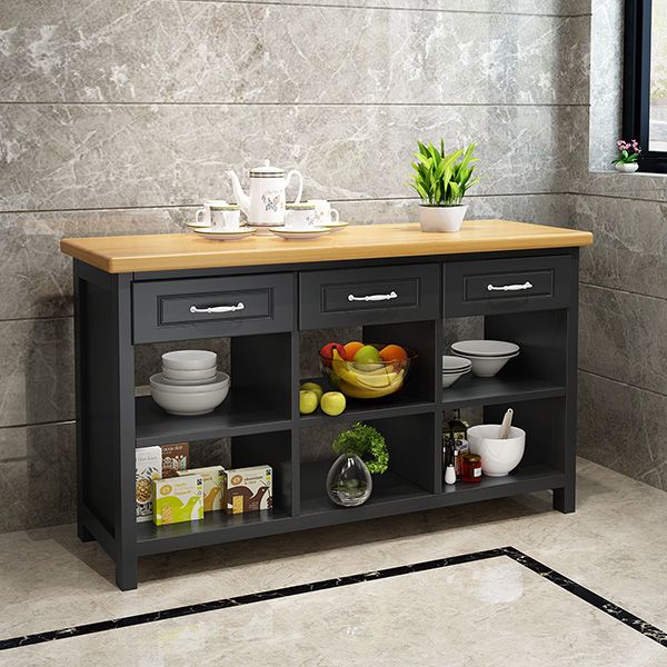 Modern Simple Home Dining Kitchen Island Tafel rechthoekige voorbereidingstafel