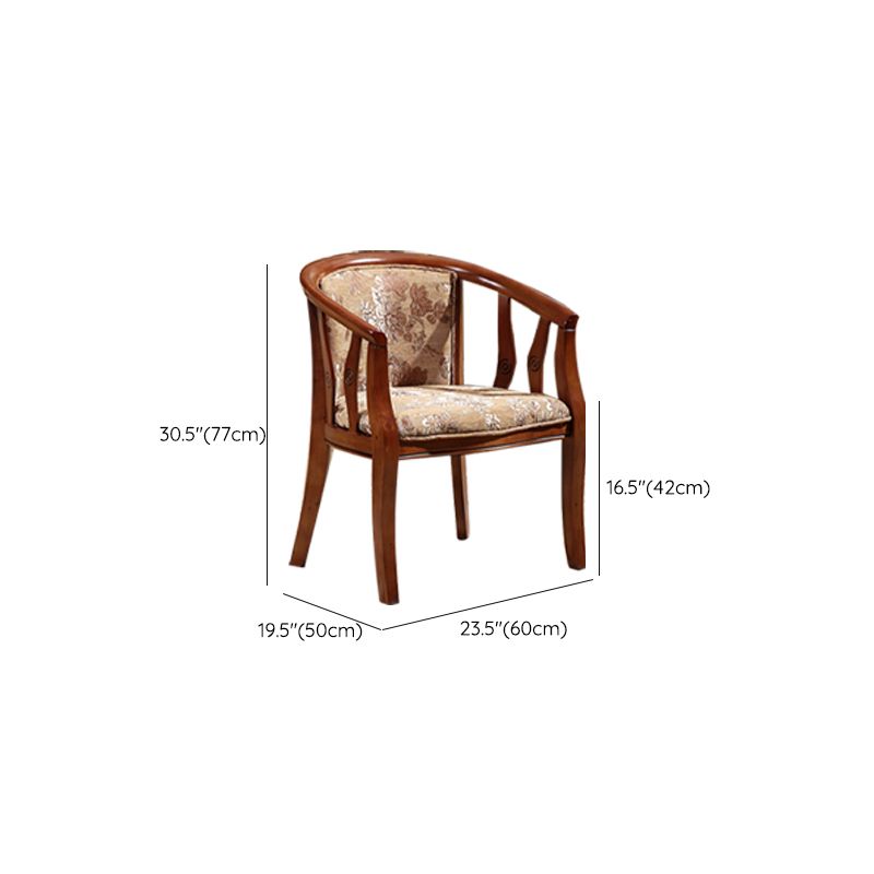 Solid Wood Frame Dining Chairs Dining Arm Chair for Dining Room Clearhalo 'Dining Chairs' 'Dining Tables & Seating' 'dining_chair' 'furn' 'furn_dining_chair' 'Furniture' 'Kitchen & Dining Furniture' 1200x1200_b32dc92f-5322-4920-a15a-866fcca3d8d3