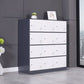 Contemporary Wardrobe Metal Wardrobe Closet for Home,35.43" D x 15.75" W x 39.37" H Clearhalo 'Armoires & Wardrobes' 'armoires_wardrobes' 'Bedroom Furniture' 'furn' 'furn_armoires_wardrobes' 'Furniture' 1200x1200_b330981f-9191-4a46-87de-8c261bec1009