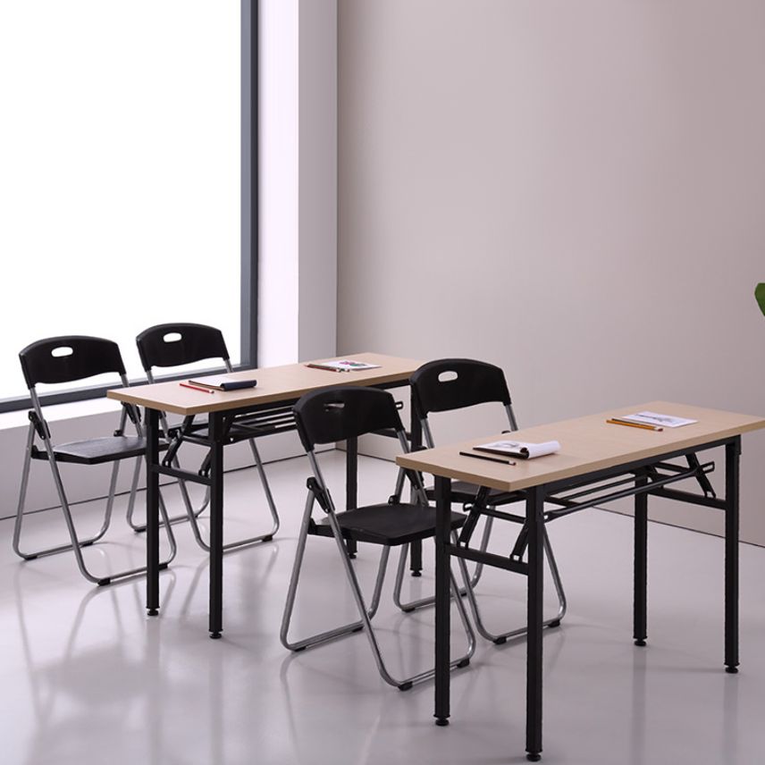 Sedia per ufficio imbottita in plastica senza bracciale moderna sedia da back office