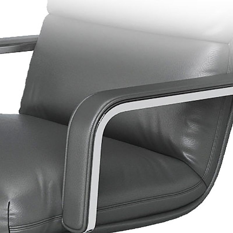 Piada di ufficio in pelle morbida per ufficio imbottito armeggiati.