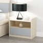 18 inch H Nightstand Imitatie Wood Lade opslag Modern bed nachtkastje