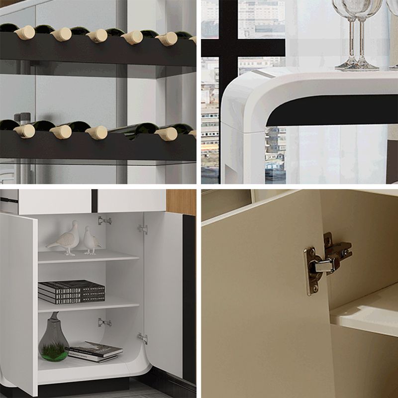 Tabouret de bar 1/2/3 et table en noir et blanc pour salle à manger