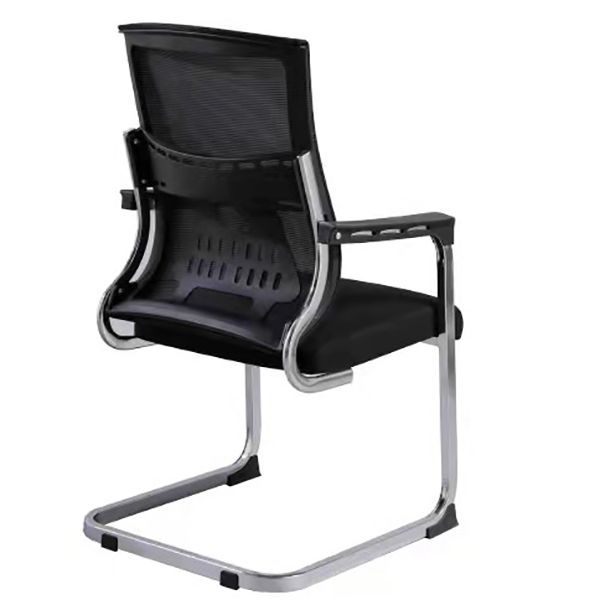 Ergonomischer gepolsterter Bürostuhl, moderner Schreibtischstuhl mit hoher Rückenlehne