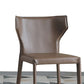 Modern Wingback Dining Chairs Faux Leather Armless Side Chair Clearhalo 'Dining Chairs' 'Dining Tables & Seating' 'dining_chair' 'furn' 'furn_dining_chair' 'Furniture' 'Kitchen & Dining Furniture' 1200x1200_b3380bfa-5532-4c16-a83b-6849e1178d11