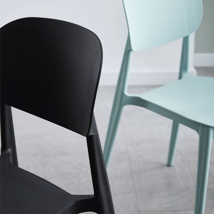 Modern Plastic Side Chair Solid Back Dining Chair for Restaurant Clearhalo ' kitchen&dining_furn' 'Dining Chairs' 'Dining Tables & Seating' 'dining_chair' 'furn' 'furn_dining_chair' 'Furniture' 'furniture_dining_chair' 'Kitchen & Dining Furniture' 'kitchen' 1200x1200_b33b2579-b3a5-49cf-b07d-108b2d1bb06e