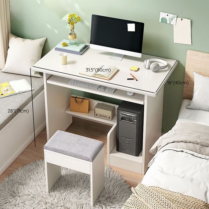 Bureau d'écriture en bois d'ingénierie Bureau rectangulaire contemporain pour le bureau