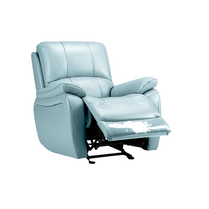 Moderne recliner stoel USB -ladingpoort vaste kleur Standaardrecliner