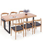 Industrial 1/2/5/7 Pieces Rectangle Dining Set Solid Wood Dining Table with Chairs Clearhalo 'Dining Room Sets' 'Dining Tables & Seating' 'dining_room_set' 'furn' 'furn_dining_room_set' 'Furniture' 'furniture_dining_room_set' 'Kitchen & Dining Furniture' 'kitchen&dining_furn' 'kitchen' 1200x1200_b342ad9d-b865-43f7-8a9a-1a0b52213ca1