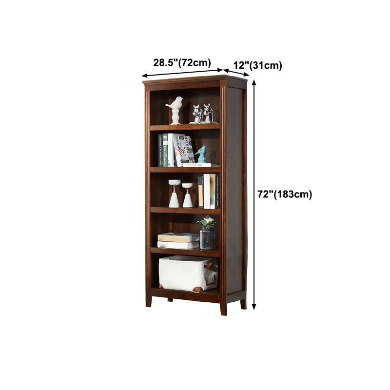Contemporary Poplar Standard Bookshelf Closed Back Vertical Bookshelf for Bedroom Clearhalo 'Bookcases' 'furn' 'furn_bookcases' 'Furniture' 'furniture_bookcases' 'kitchen' 'kitchen_bookcases' 'Living Room Furniture' 'Office Furniture' 1200x1200_b345ae09-bae1-43b3-9c94-2eaa2f732dee