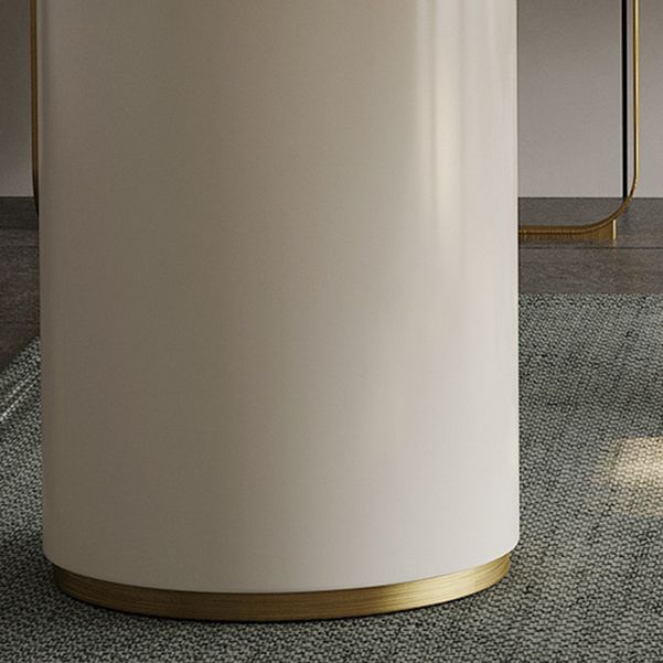 Glam Office Desk Curved Executive Desk with 3 Storage Drawers Clearhalo 'furn' 'furn_office_desk' 'Furniture' 'Office Desks' 'Office Furniture' 'office_desk' 1200x1200_b3471241-af2f-4aeb-b401-f94be42fd5c6