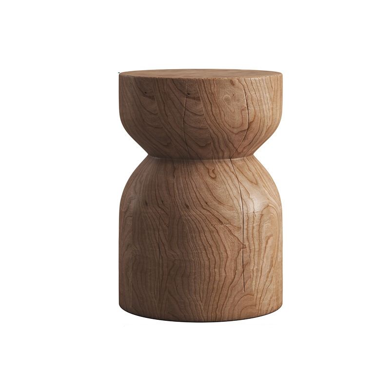 Pedestal End Table Natural/brown Round Wood Side End Table for Living Room Clearhalo 'Coffee & Accent Tables' 'End & Side Tables' 'end_side_table' 'end_side_tables' 'furn' 'furn_end_side_tables' 'Furniture' 'furniture_end_side_table' 'Living Room Furniture' 1200x1200_b34a052c-97e6-49cd-be70-9661f8394608