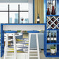 Manufactured Wood Bar Table with Storage Matte Finish Bistro Table for Small Places Clearhalo 'Bar Furniture' 'Bar Tables' 'bar_tables' 'furn' 'furn_bar_tables' 'Furniture' 'Kitchen & Dining Furniture' 1200x1200_b34a1fa1-b895-45a7-9e14-0ab95e15d705