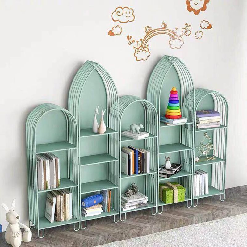 Modern Style Standard Bookshelf Closed Back Metal Bookcase for Home Clearhalo 'Bookcases' 'furn' 'furn_bookcases' 'Furniture' 'furniture_bookcases' 'Office Furniture' 1200x1200_b34ac467-3fd5-45bf-a6fa-6b2892301ad9
