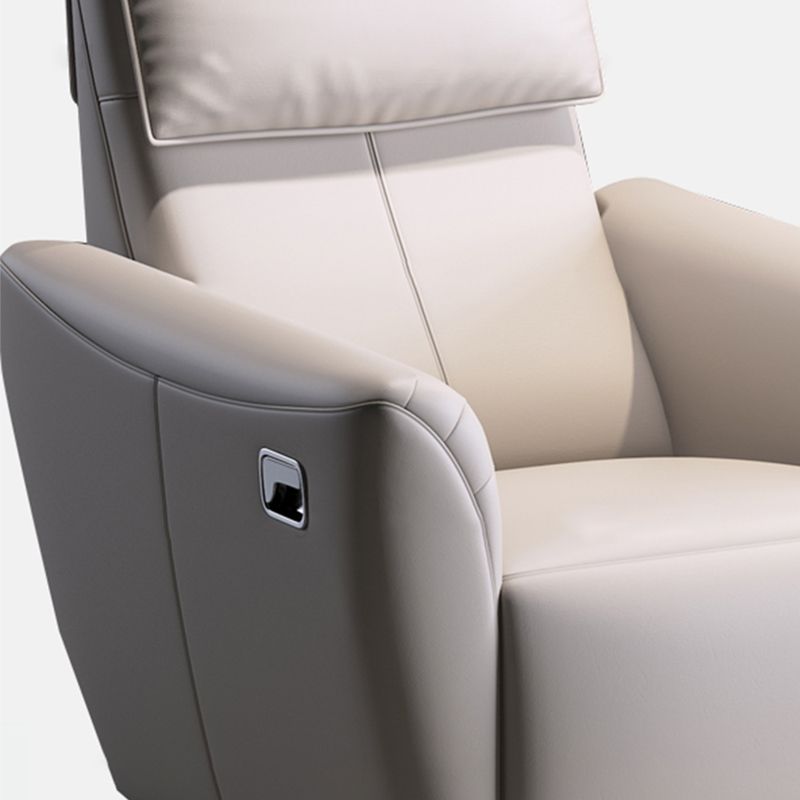 Sedia convertibile in pelle autentica 33,46 "L x 39.37" W x 40.15 "H Sedia girevole