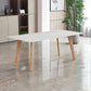 Rectangle Contemporary Dining Room Table White Sintered Stone Table with Ash Solid Wood Base Clearhalo ' dining_table' 'Dining Tables & Seating' 'Dining Tables' 'furn' 'furn_dining_table' 'Furniture' 'furniture_dining_table' 'Kitchen & Dining Furniture' 'kitchen&dining_furn' 'kitchen' 'kitchen_dining_table' 1200x1200_b34c4b0d-daca-4c07-a295-bc20da0f72c5