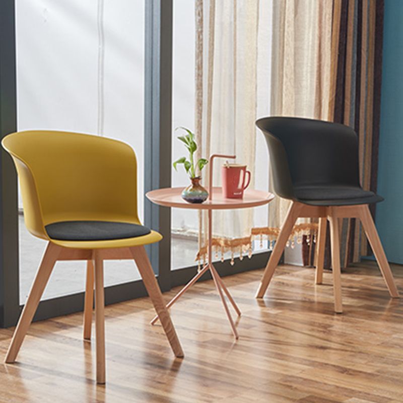 Contemporary Style Side Chair Oak Solid Wood Dining Side Chair Clearhalo 'Dining Chairs' 'Dining Tables & Seating' 'dining_chair' 'furn' 'furn_dining_chair' 'Furniture' 'furniture_dining_chair' 'Kitchen & Dining Furniture' 1200x1200_b34d7532-5f7a-4807-a067-78f04de8e810