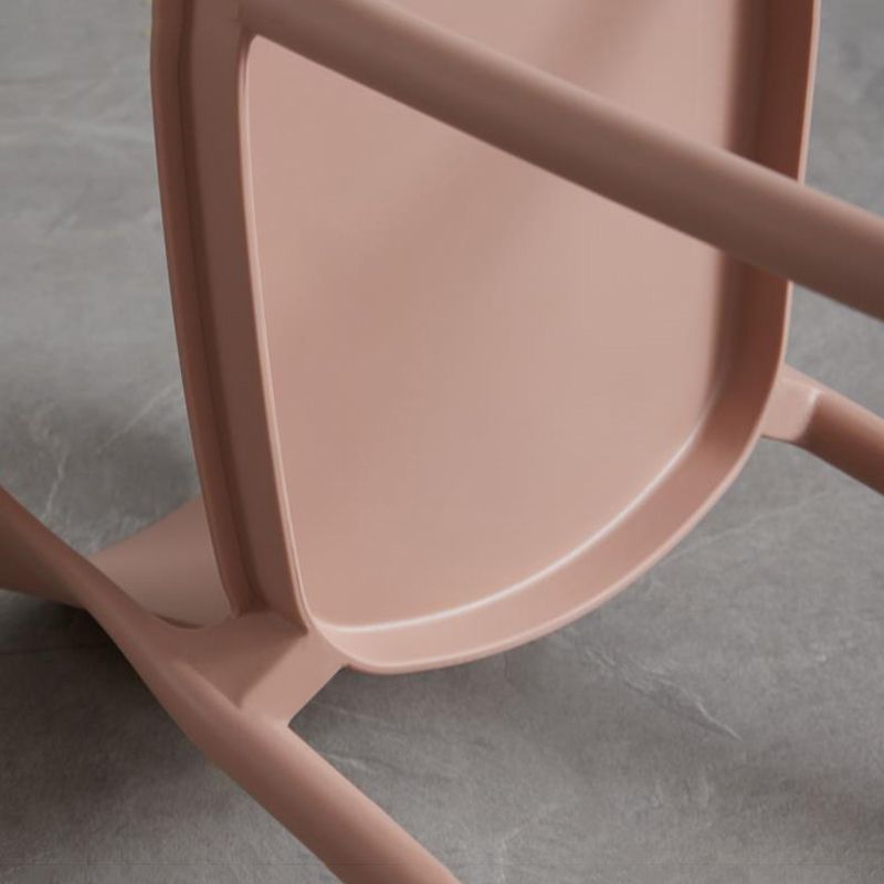 Contemporary Plastic Low Back Counter Stool Plastic Furniture in Matte Finish for Indoor Clearhalo 'Bar Furniture' 'Bar Stools' 'bar_stools' 'furn' 'furn_bar_stools' 'Furniture' 'Kitchen & Dining Furniture' 1200x1200_b34e1be6-cb3c-4011-af52-cb5771ffabe7