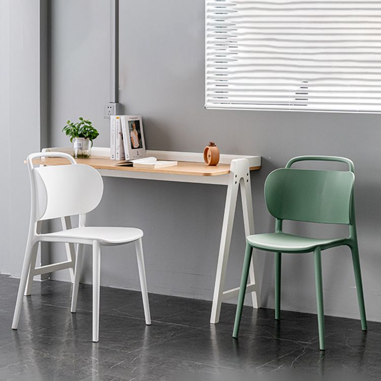 Modern Plastic Dining Chair Open Back Dining Side Armless Chair for Kitchen Clearhalo ' kitchen&dining_furn' 'Dining Chairs' 'Dining Tables & Seating' 'dining_chair' 'furn' 'furn_dining_chair' 'Furniture' 'furniture_dining_chair' 'Kitchen & Dining Furniture' 'kitchen' 1200x1200_b3505906-2d27-4dd2-8e85-8992bd8bfd0f