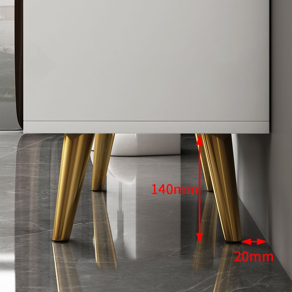 Vertical Glam Storage Chest Wooden Soft-Close Drawers Dresser with Metal Feet Clearhalo 'Bedroom Furniture' 'Dressers & Chests' 'dressers_chests' 'furn' 'furn_dressers_chests' 'Furniture' 1200x1200_b350a4f2-ef38-4f12-8391-1895f8bab863
