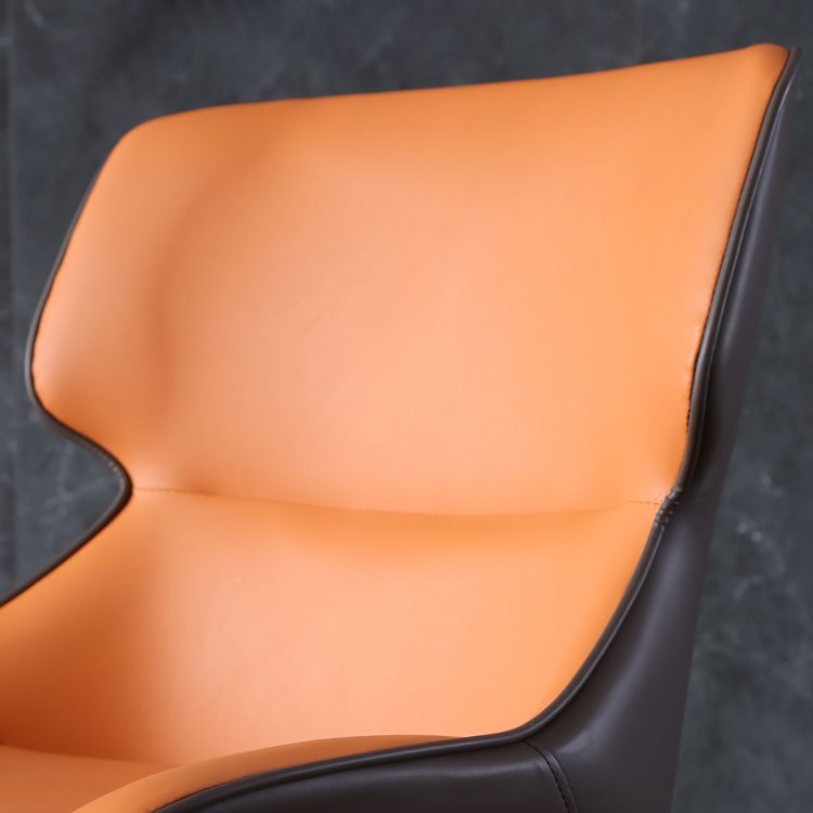 Contemporary Metal Dining Room Chairs Upholstered Linen Fabric Dining Chair for Indoor Use Clearhalo ' kitchen&dining_furn' 'Dining Chairs' 'Dining Tables & Seating' 'dining_chair' 'furn' 'furn_dining_chair' 'Furniture' 'furniture_dining_chair' 'Kitchen & Dining Furniture' 'kitchen' 1200x1200_b353e528-d650-402f-9768-3016805985a8