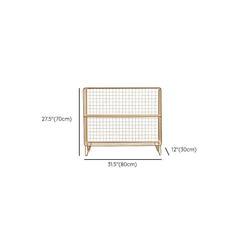 ベッドルーム用のメタルベッドナイトスタンドオープンストレージベッドサイドキャビネット