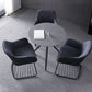 Modern Style Round Dinner Table Sintered Stone Table with Metal Base for Home Use Clearhalo ' dining_table' 'Dining Tables & Seating' 'Dining Tables' 'furn' 'furn_dining_table' 'Furniture' 'furniture_dining_table' 'Kitchen & Dining Furniture' 'kitchen&dining_furn' 'kitchen' 'kitchen_dining_table' 1200x1200_b354e2ac-c5f2-4900-947f-6d98d21d48ba