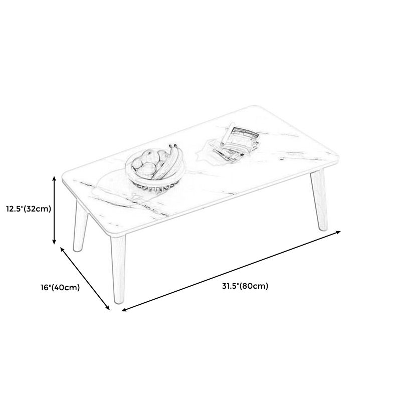 Black/white/grey Round Coffee Table Made of Wood and Wood-based Panel Clearhalo 'Coffee & Accent Tables' 'Coffee Tables' 'coffee_tables' 'furn' 'furn_coffee_tables' 'Furniture' 'furniture_coffee_tables' 'Living Room Furniture' 1200x1200_b3562de2-c1cc-43df-a068-e2f83a3ab166