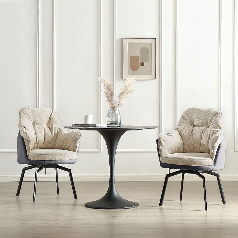 Chaise de bureau moderne sans roues sans chaise ergonomique pénible