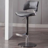 Tabouret de bar rotatif industriel tabouret de comptoir arrière bas pour la maison pour la maison