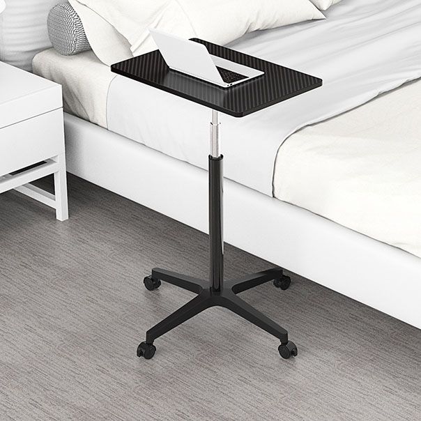 Modern Rectangular Office Desk Height Adjustable Office Desk with Caster Wheels Clearhalo 'Furniture' 'furniture_office_desk' 'Office Desks' 'Office Furniture' 'office_desk' 1200x1200_b359874f-0ea8-4cf2-9745-07cbba5ddb7b