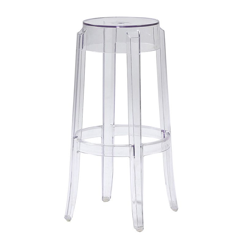 Stackable Clear Plastic Counter Stools Backless Scandinavian Bar Stools (Set of 2) Clearhalo 'Bar Furniture' 'Bar Stools' 'bar_stools' 'furn' 'furn_bar_stools' 'furniture_bar_stools' 'Kitchen & Dining Furniture' 'kitchen&dining_furn' 'kitchen' 'kitchen_furn' Furniture' 1200x1200_b3598902-be34-4de1-b310-129e24cef2d9
