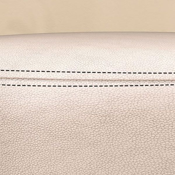 Tessuto pouf a colore solido rotondo resistente al graffio contemporaneo pouf pouf